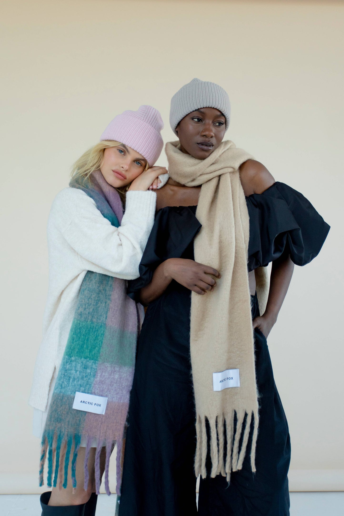 The Reykjavik Scarf - Lilac Check