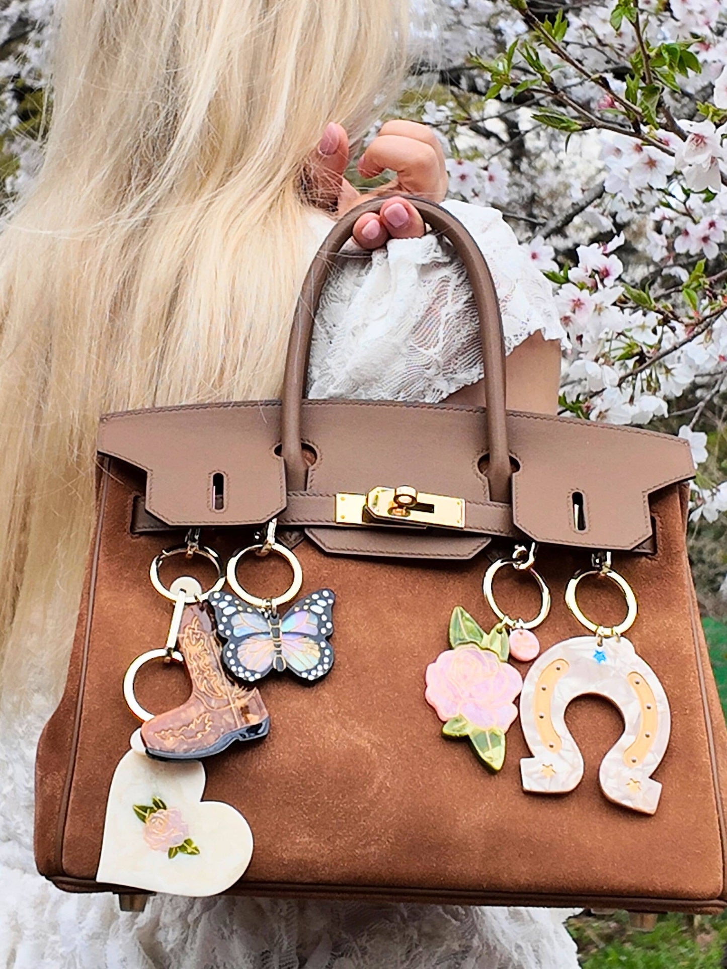 Lucky Horseshoe Bag Charm & Keychain