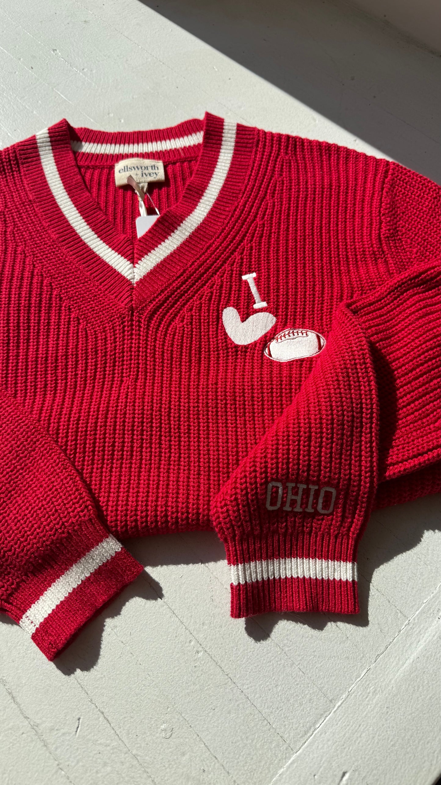 I Heart Football Sweater