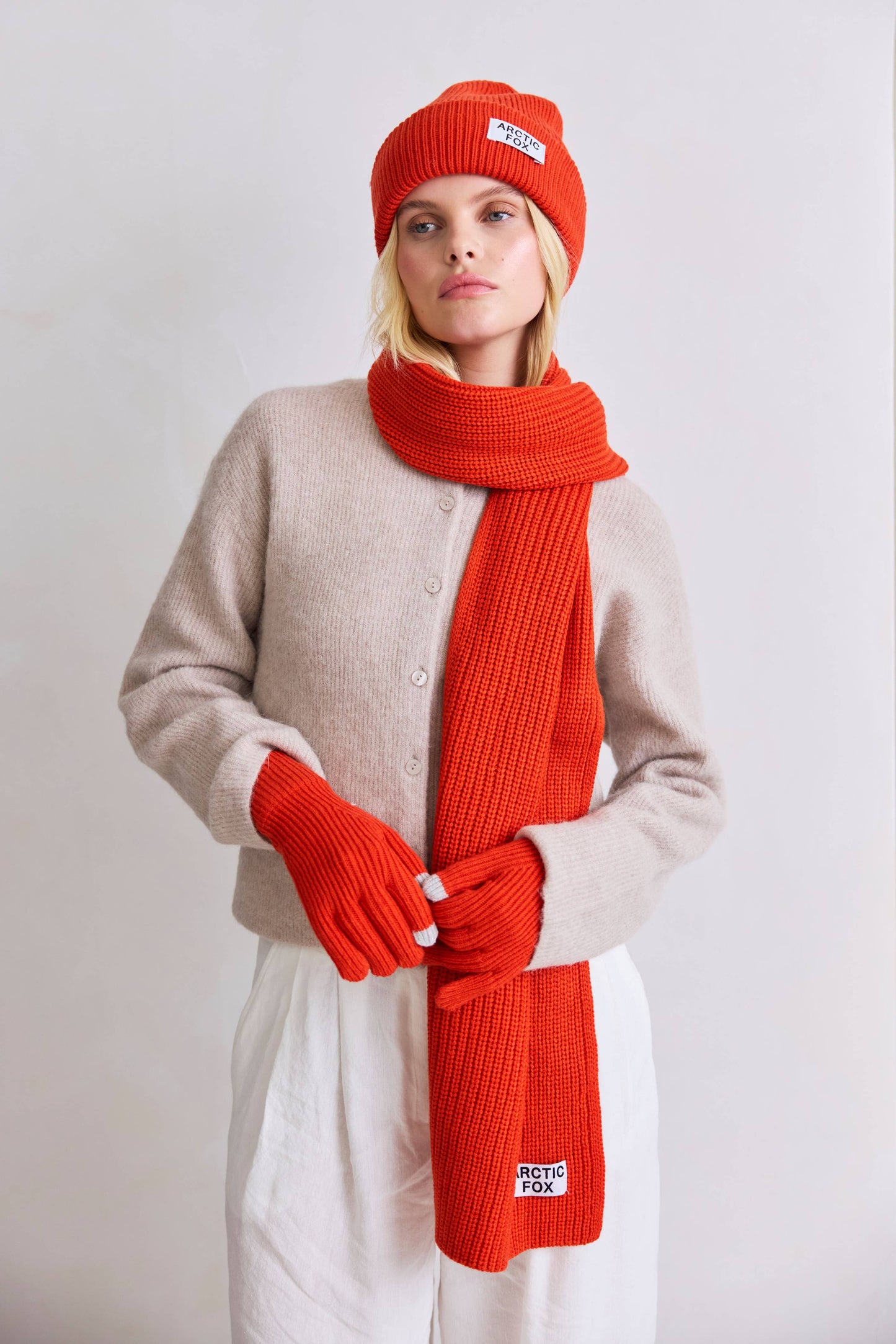 Recycled Bottle Gloves - Sunkissed Coral