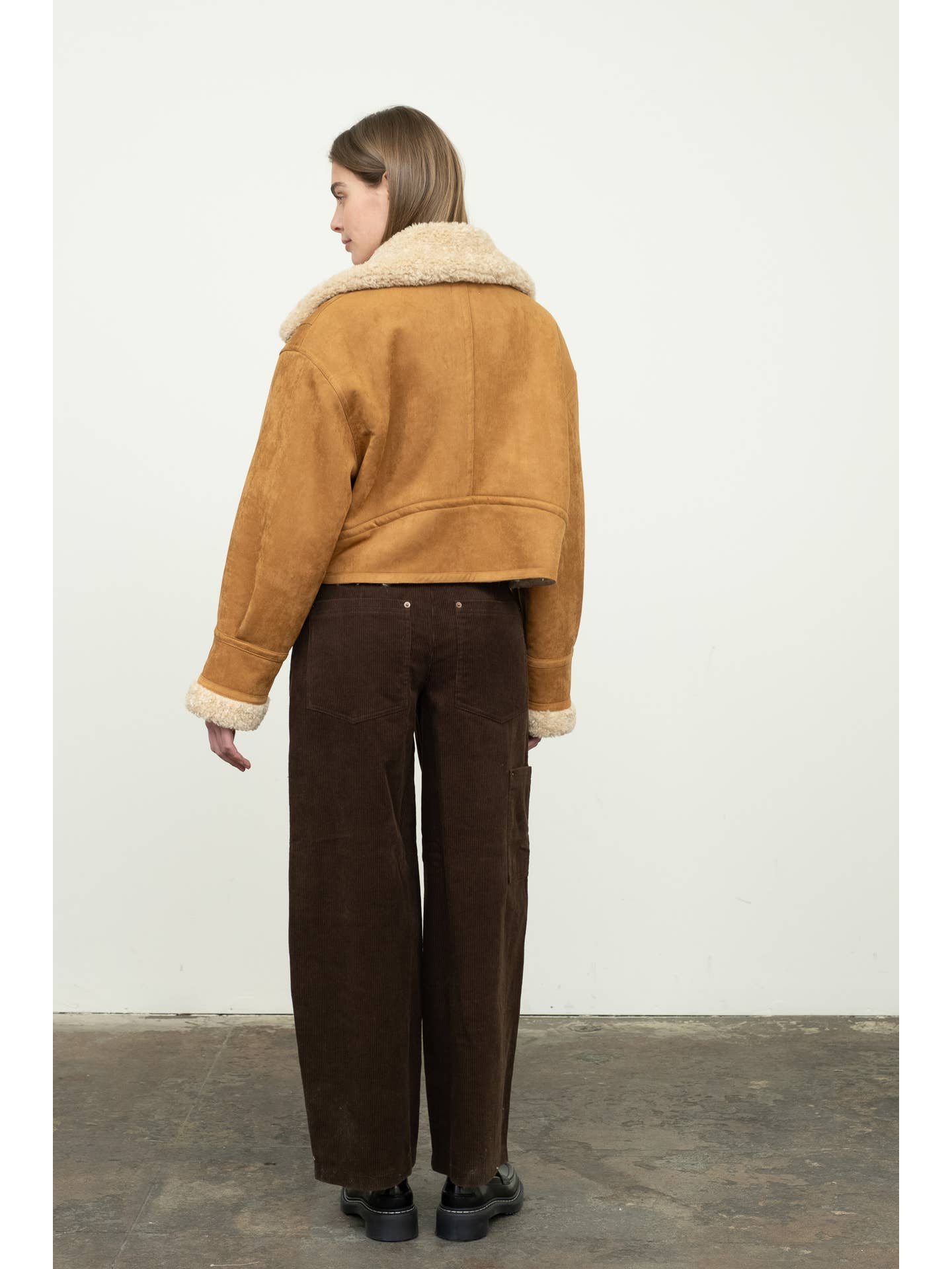 Shearling Faux Fur Jacket