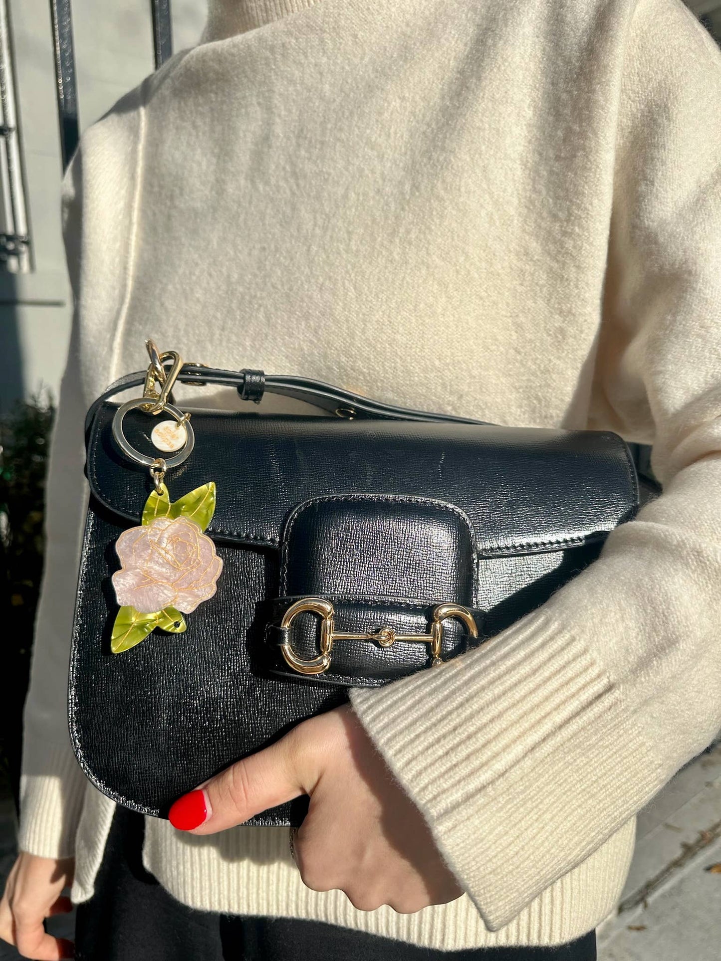 Rose Bag Charm + Keychain