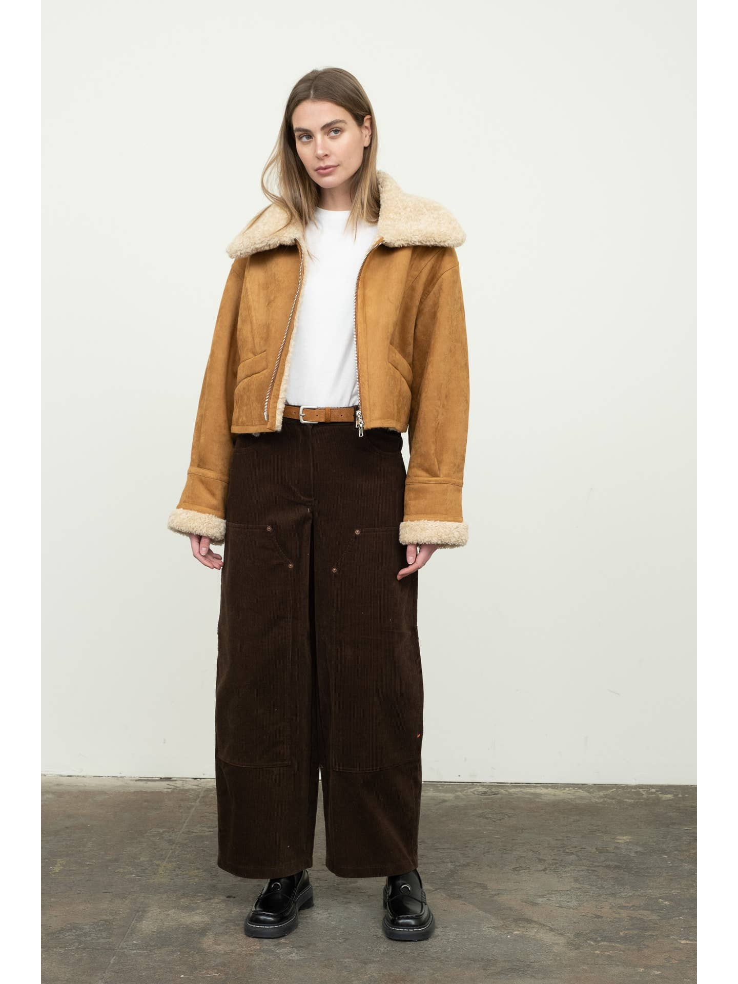 Shearling Faux Fur Jacket
