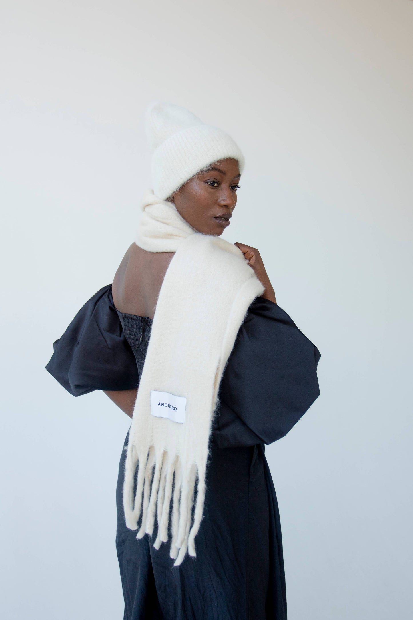 The Reykjavik Scarf - Pebble Beige