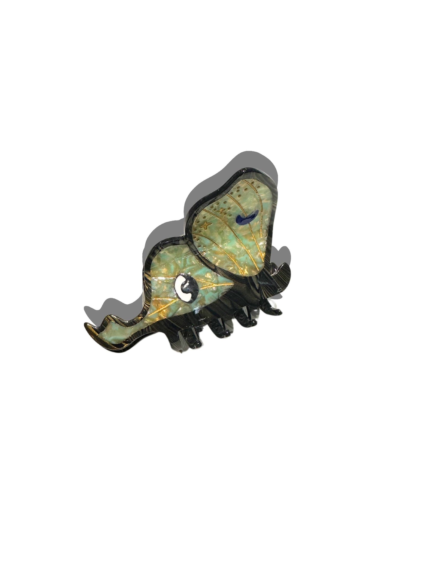 Luna Moth Claw Clip