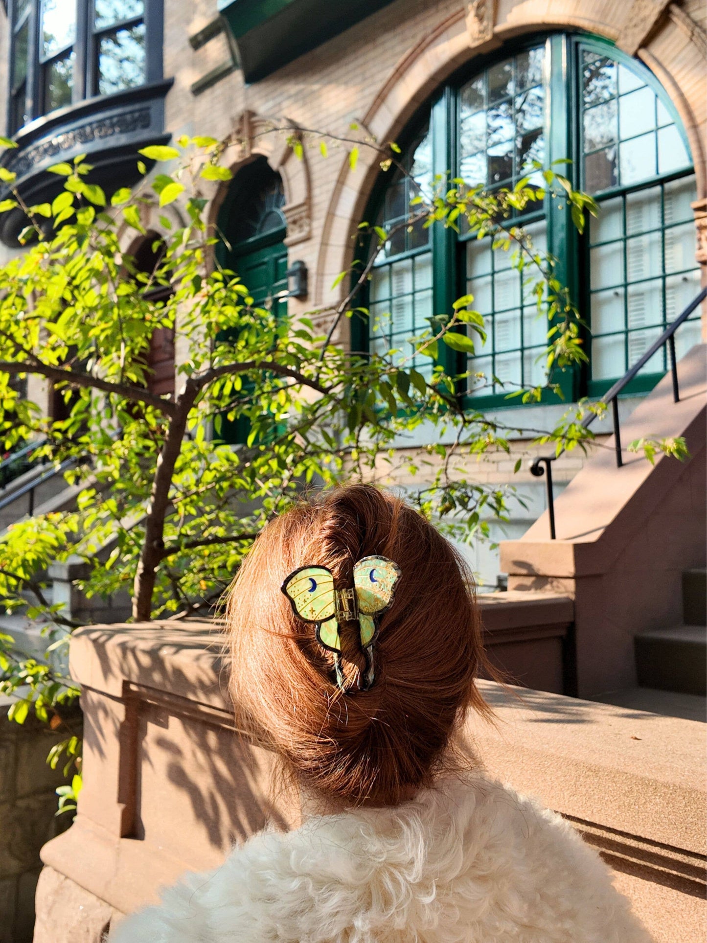 Luna Moth Claw Clip