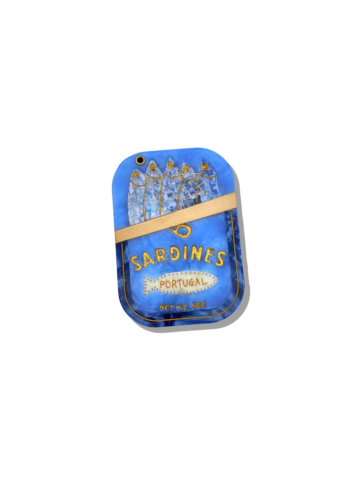 Sardine Tin Compact Mirror