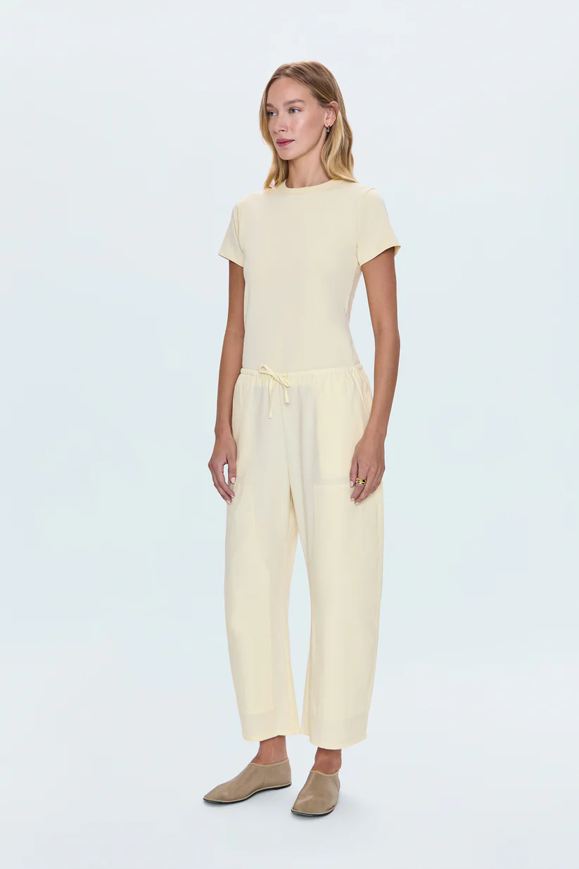 Theo Drawstring Poplin Pant