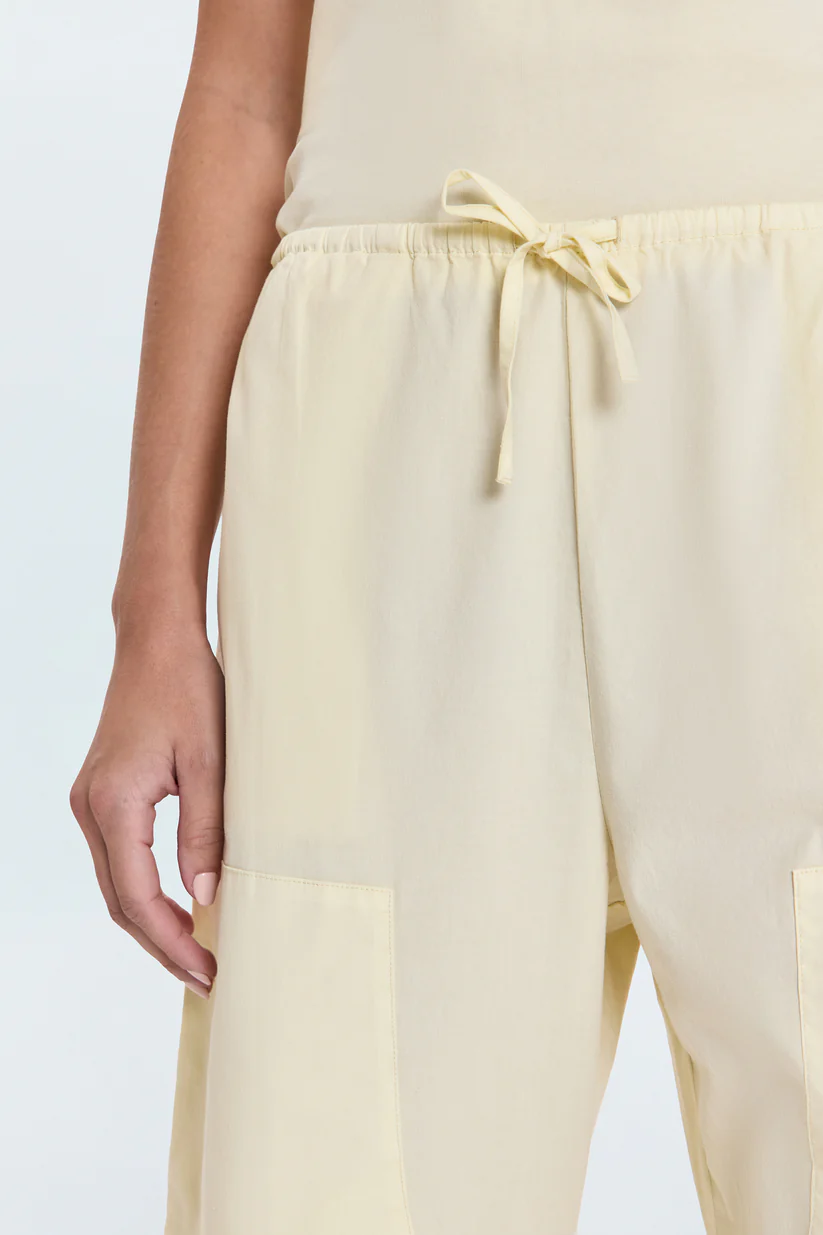Theo Drawstring Poplin Pant
