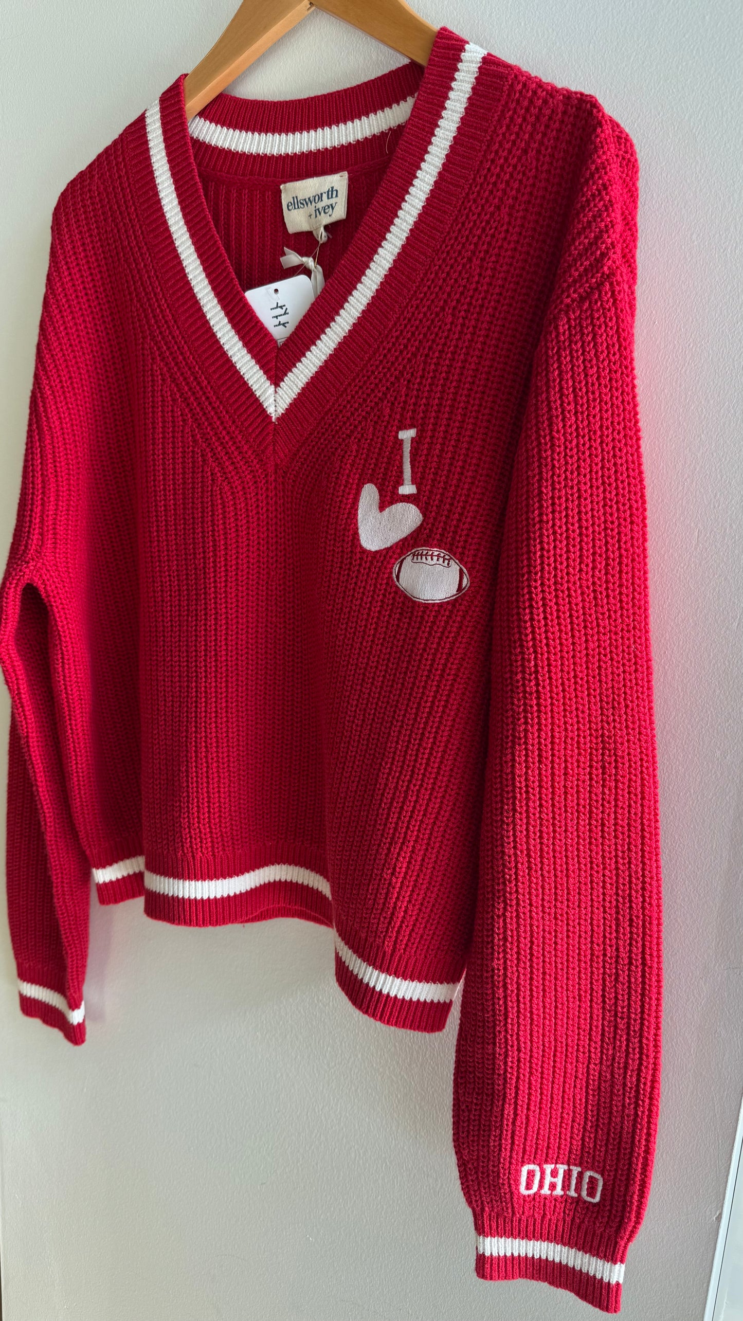 I Heart Football Sweater