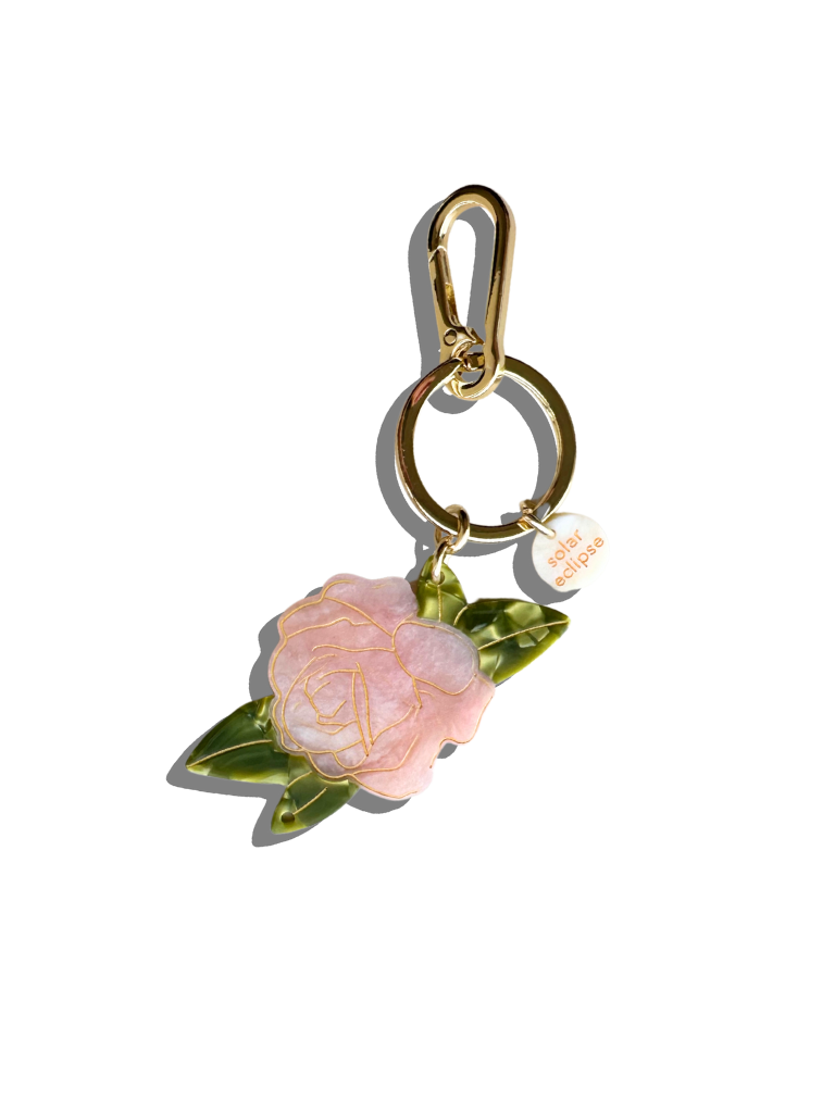 Rose Bag Charm + Keychain