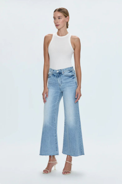 Izzy Mid Rise Wide Jean