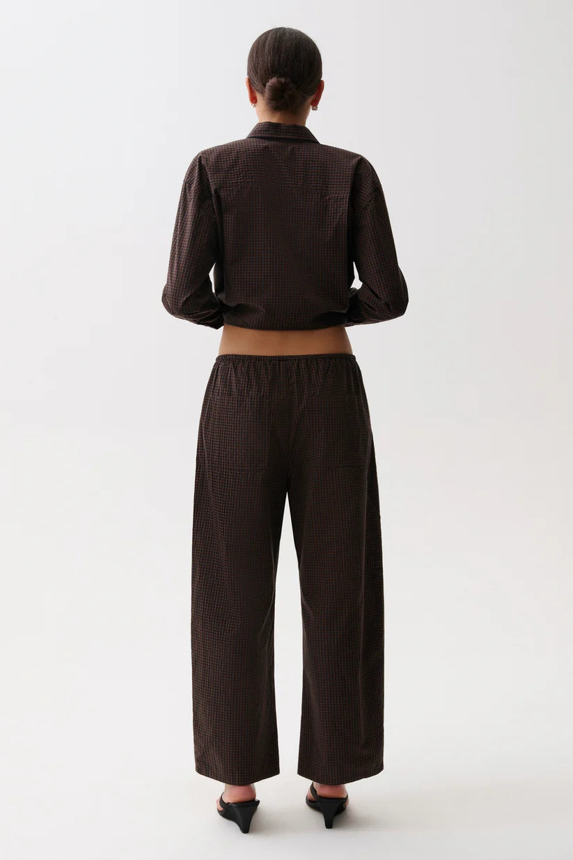 Theo Drawstring Poplin Pant