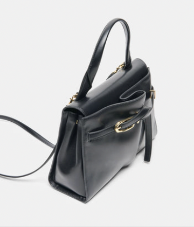 Borgo Handbag Black Leather