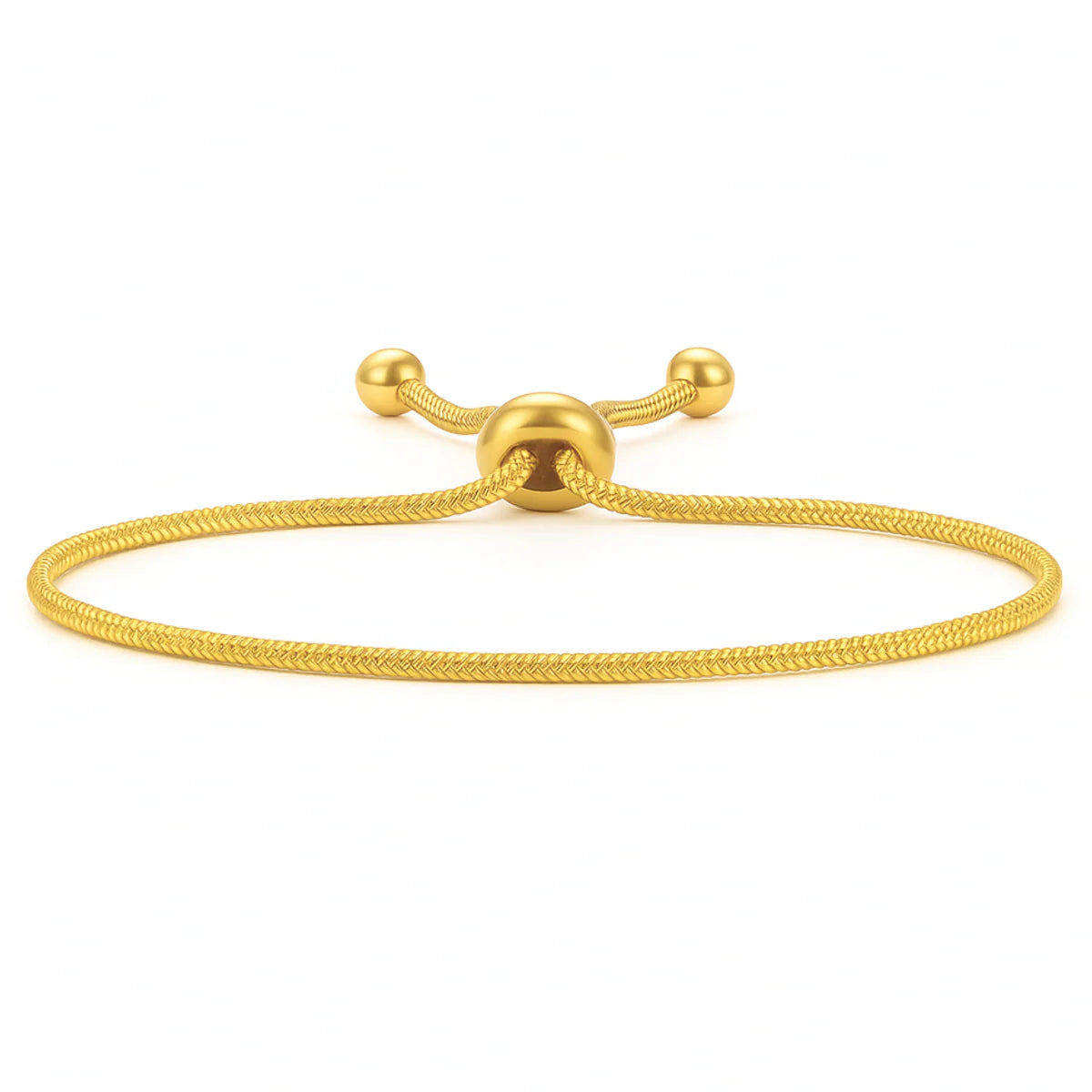 Lourdes Round Snake Chain Bracelet (Gold)