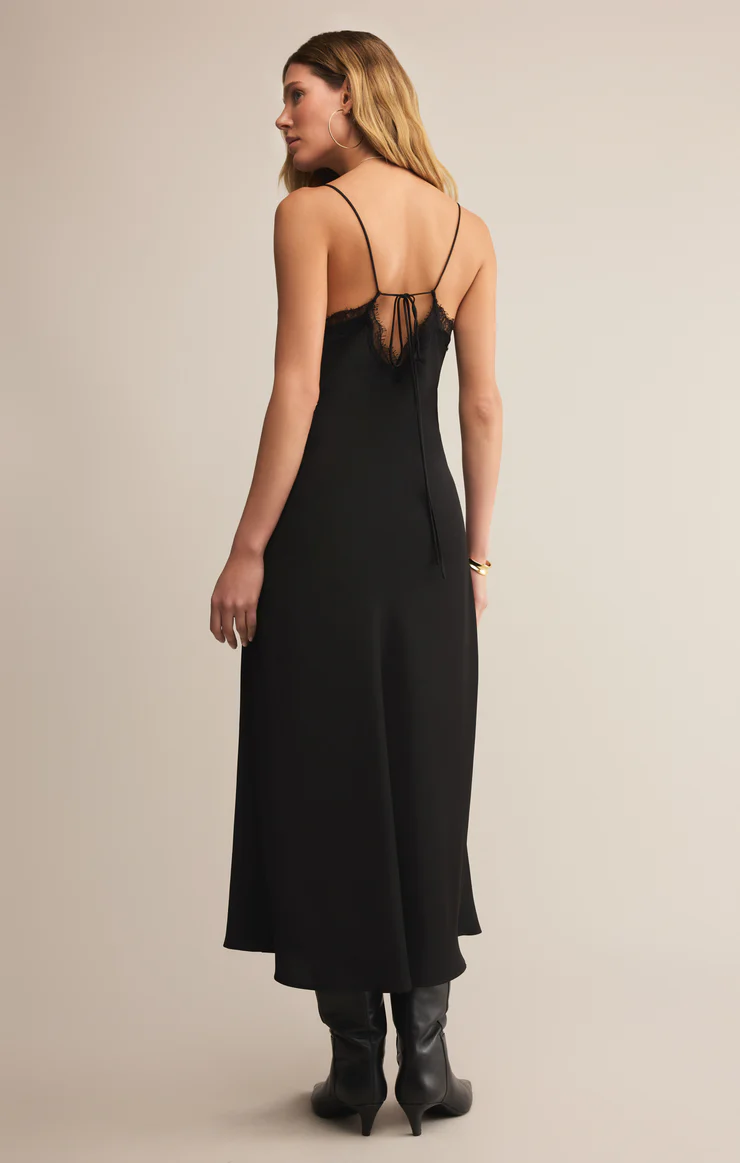 After Hours Luxe Satin Midi Dress