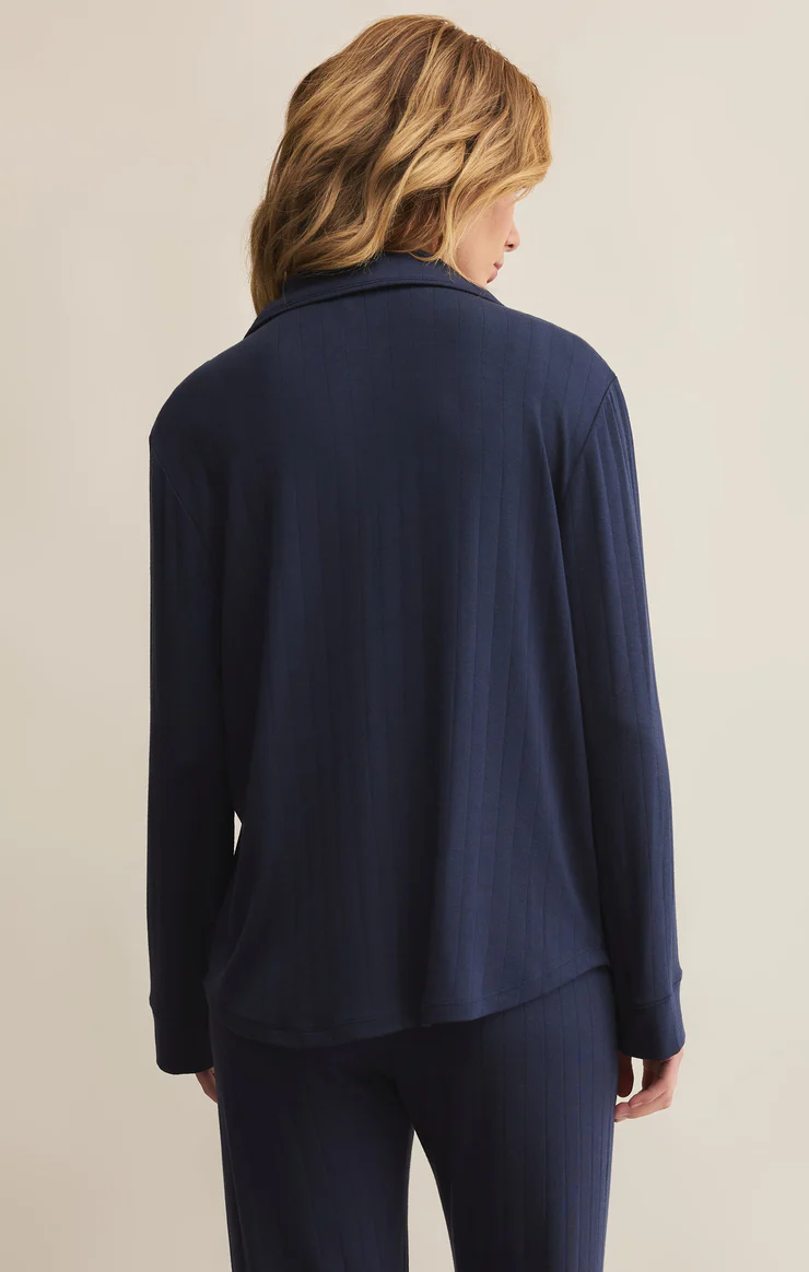 Classique Rib Long Sleeve Top