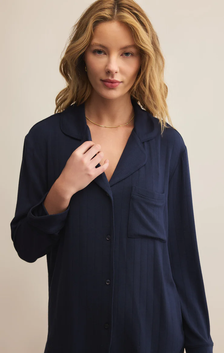 Classique Rib Long Sleeve Top