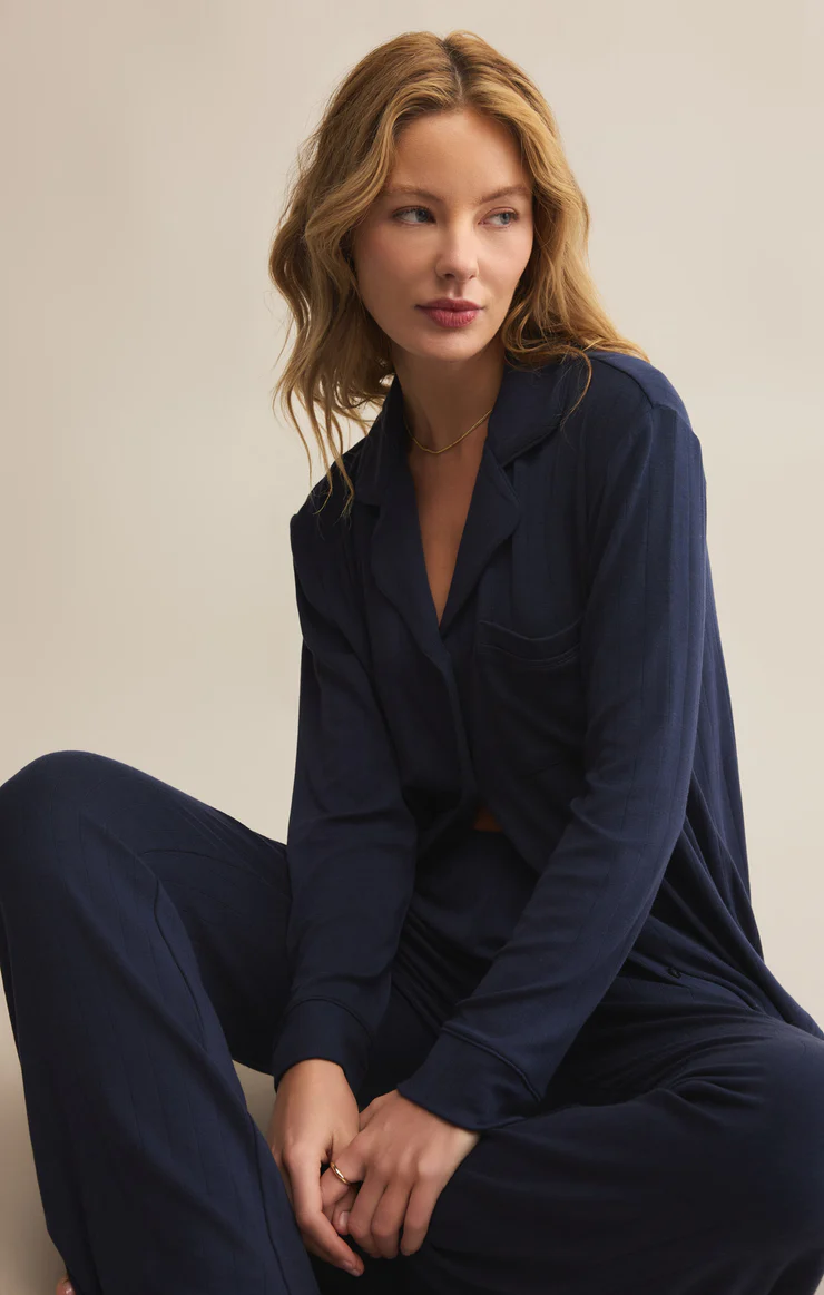 Classique Rib Long Sleeve Top