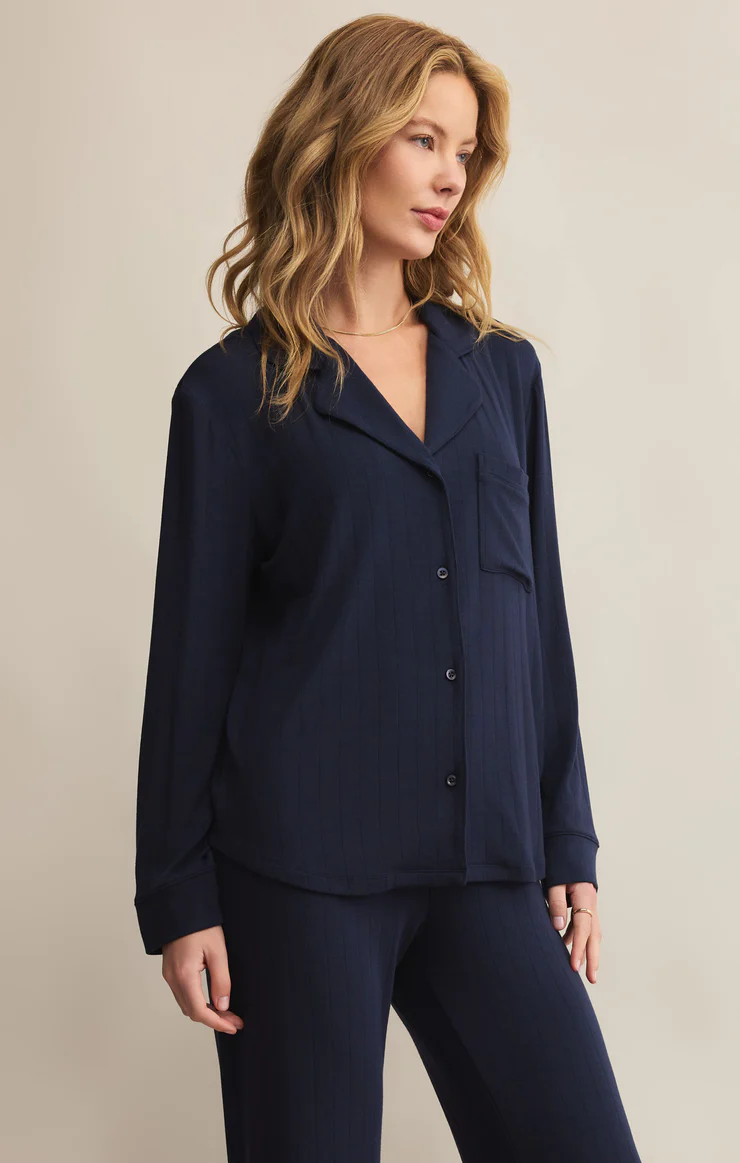 Classique Rib Long Sleeve Top
