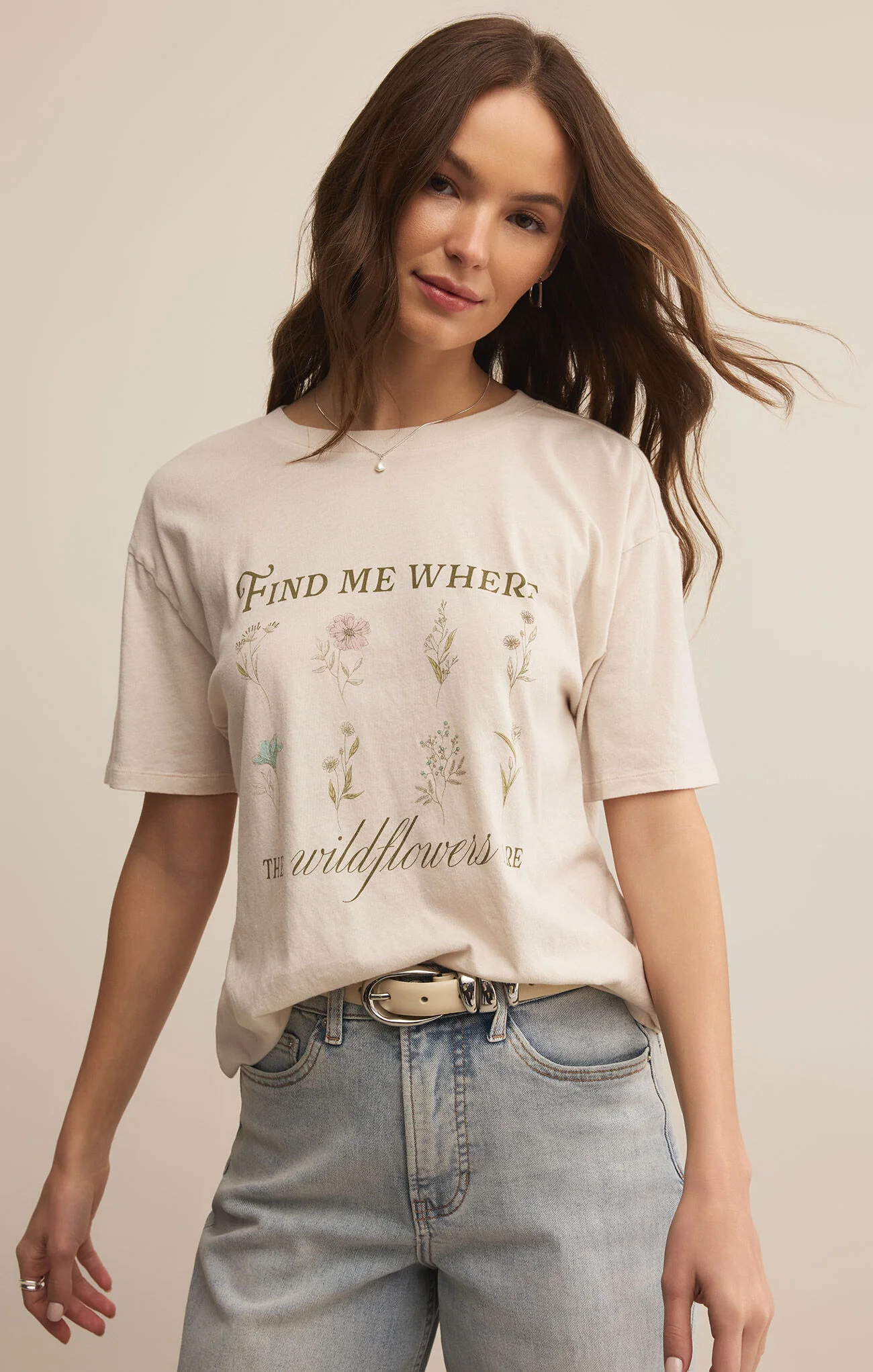 Wildflowers Boyfriend Tee