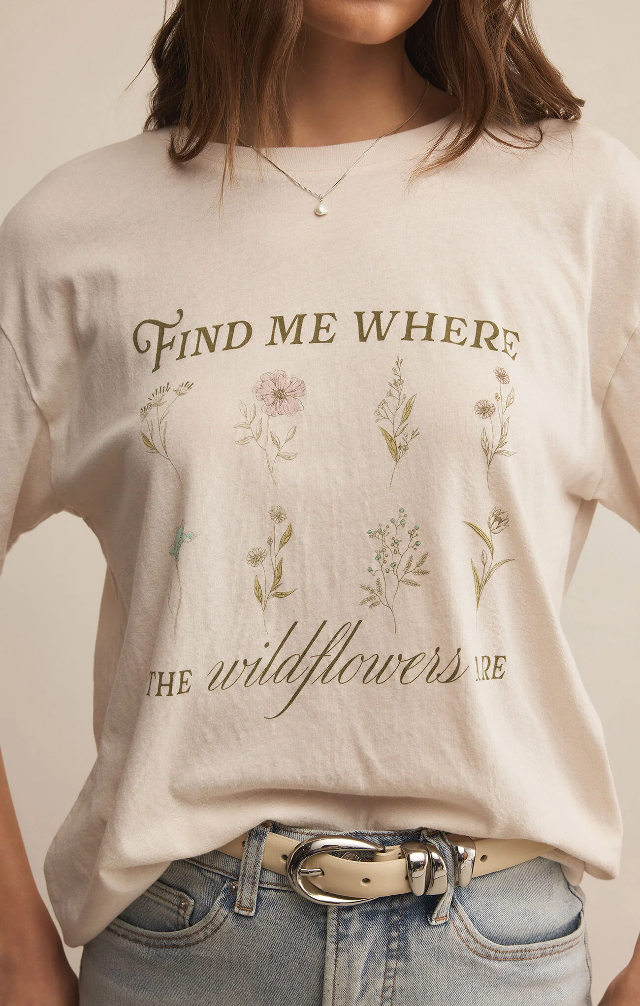 Wildflowers Boyfriend Tee