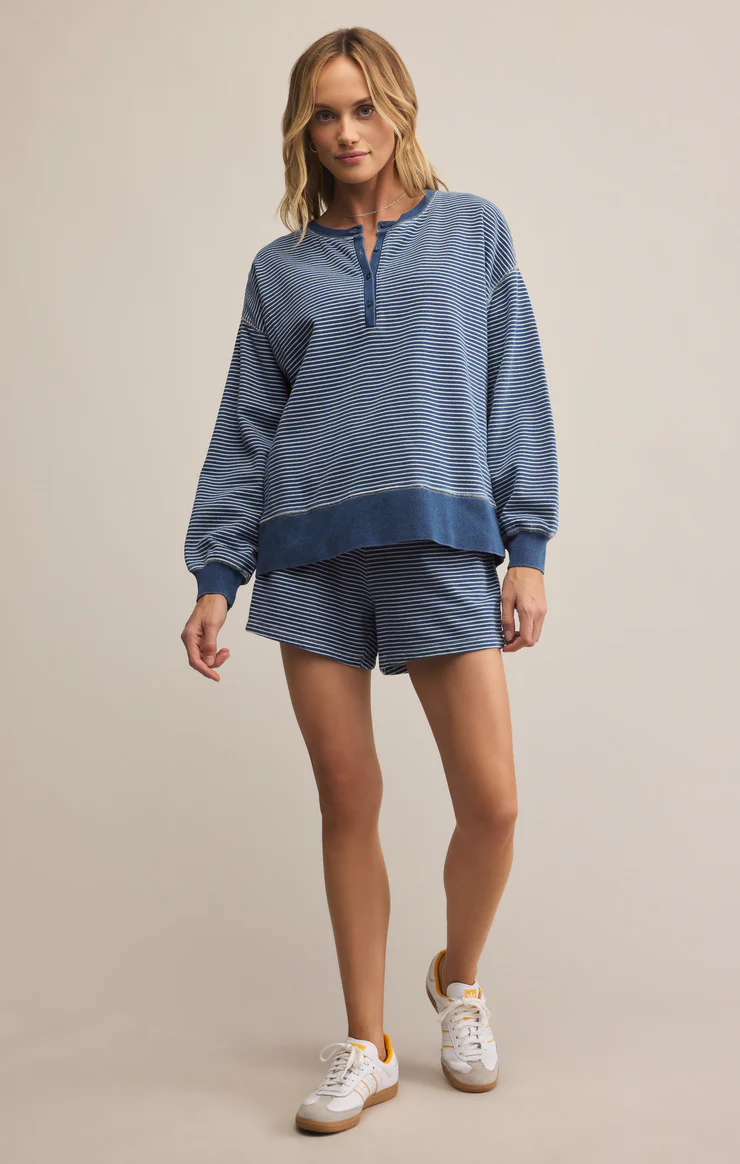 Hunter Knit Denim Stripe Short