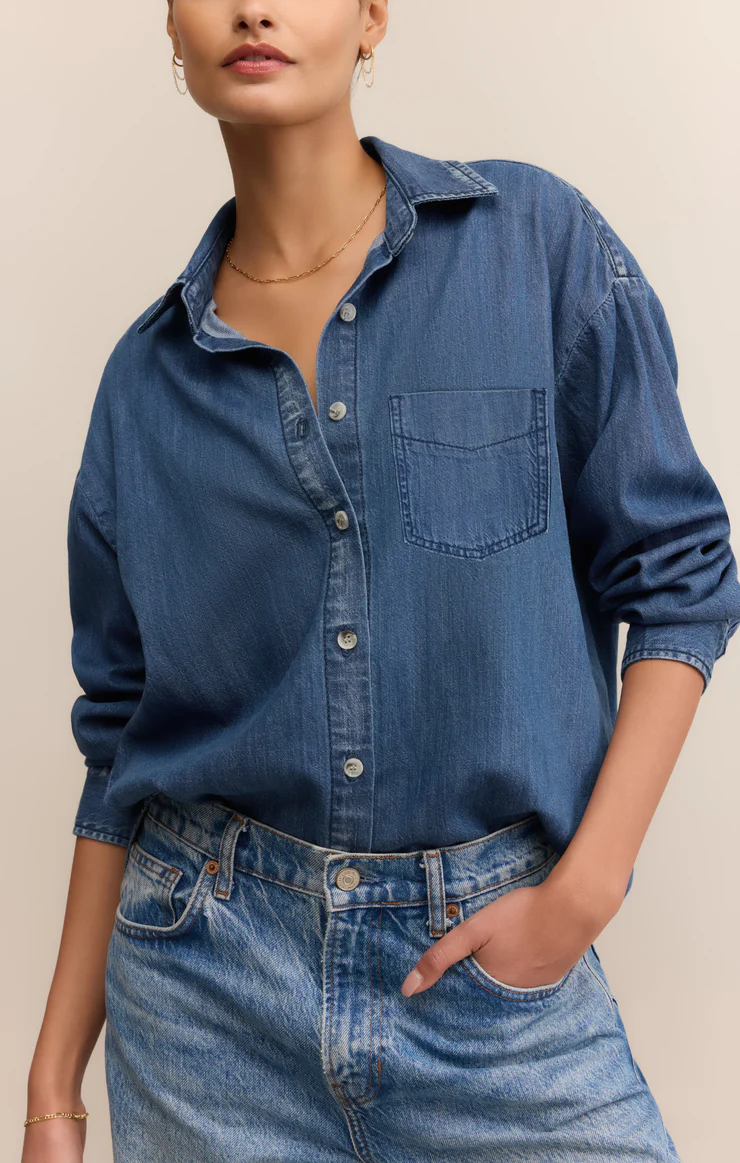 Atwood Lightweight Denim Button Up