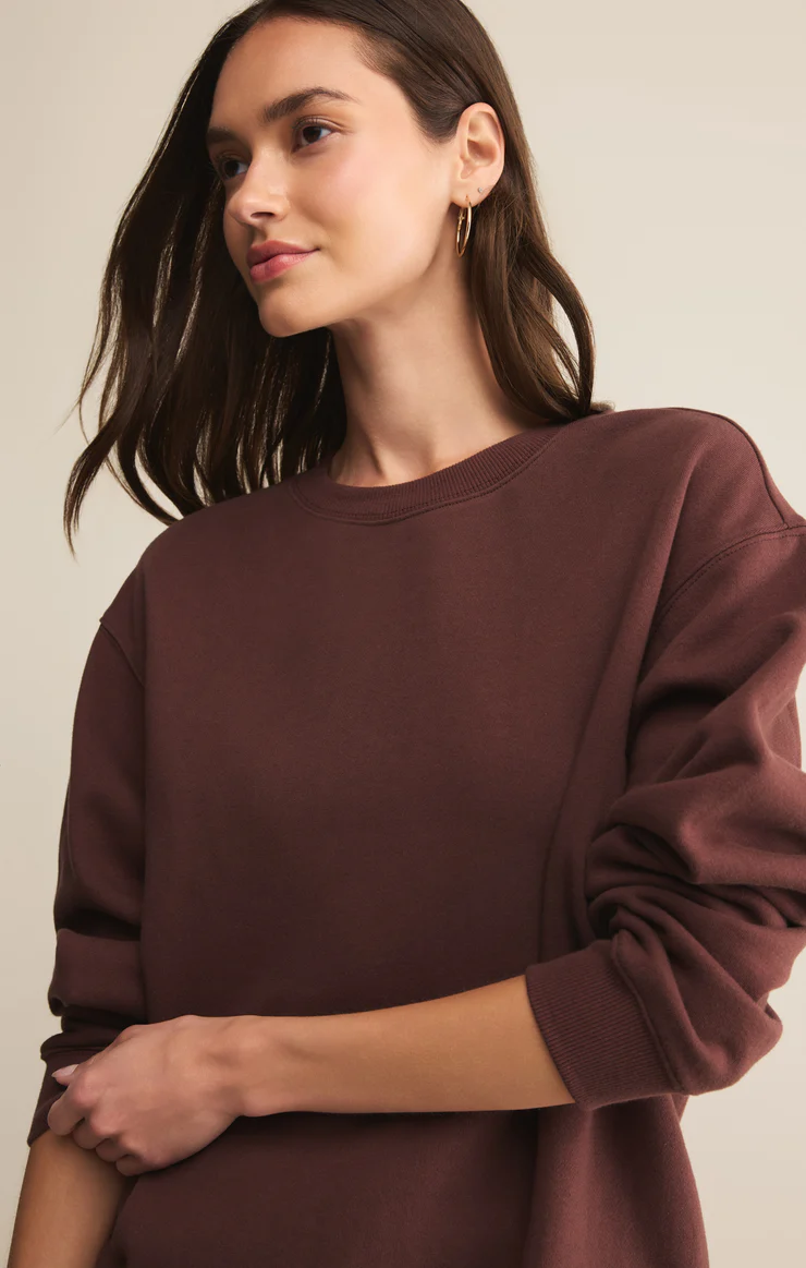 Boyfriend Cotton Sweatshirt