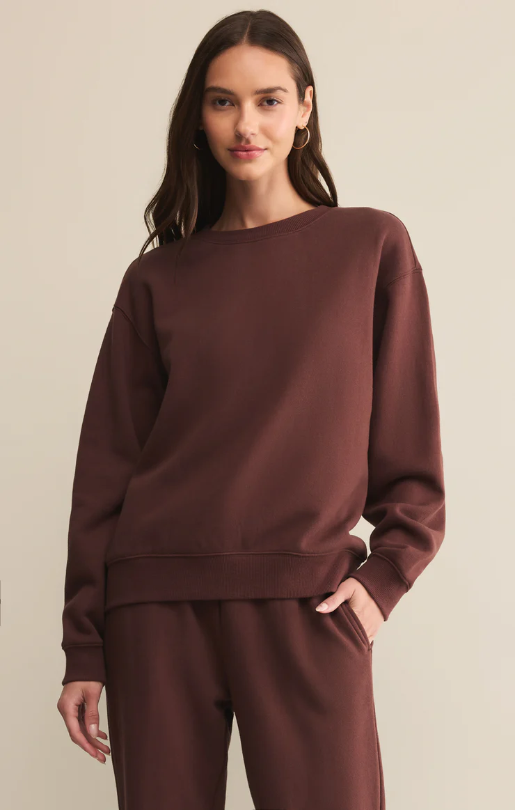 Boyfriend Cotton Sweatshirt