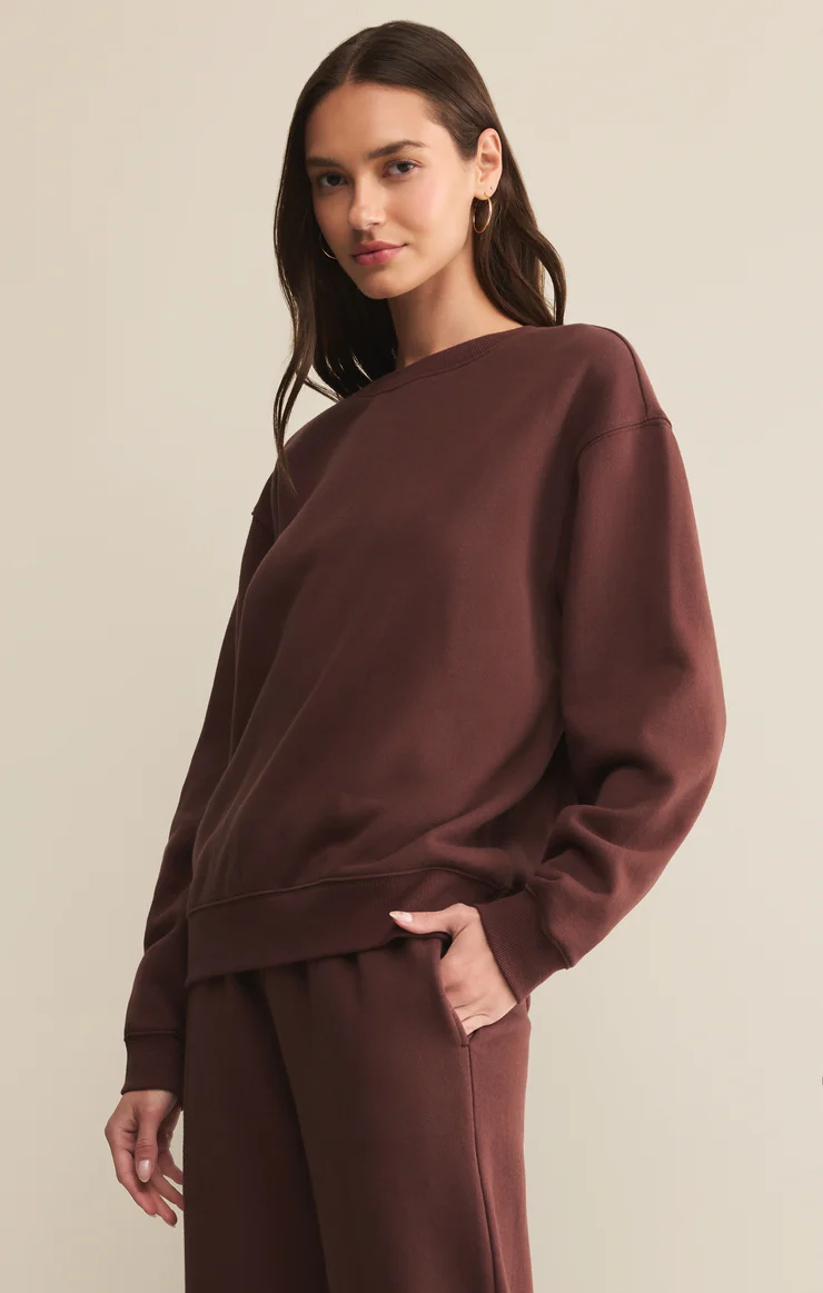 Boyfriend Cotton Sweatshirt