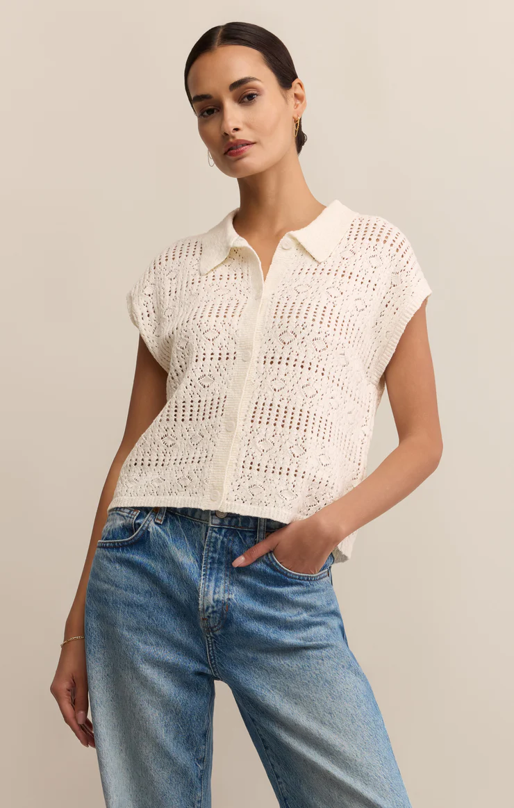 Kinsley Cotton Sweater Top