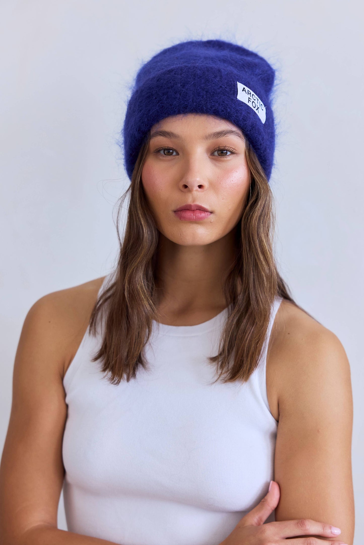 The Mohair Beanie - Deep Sea Navy