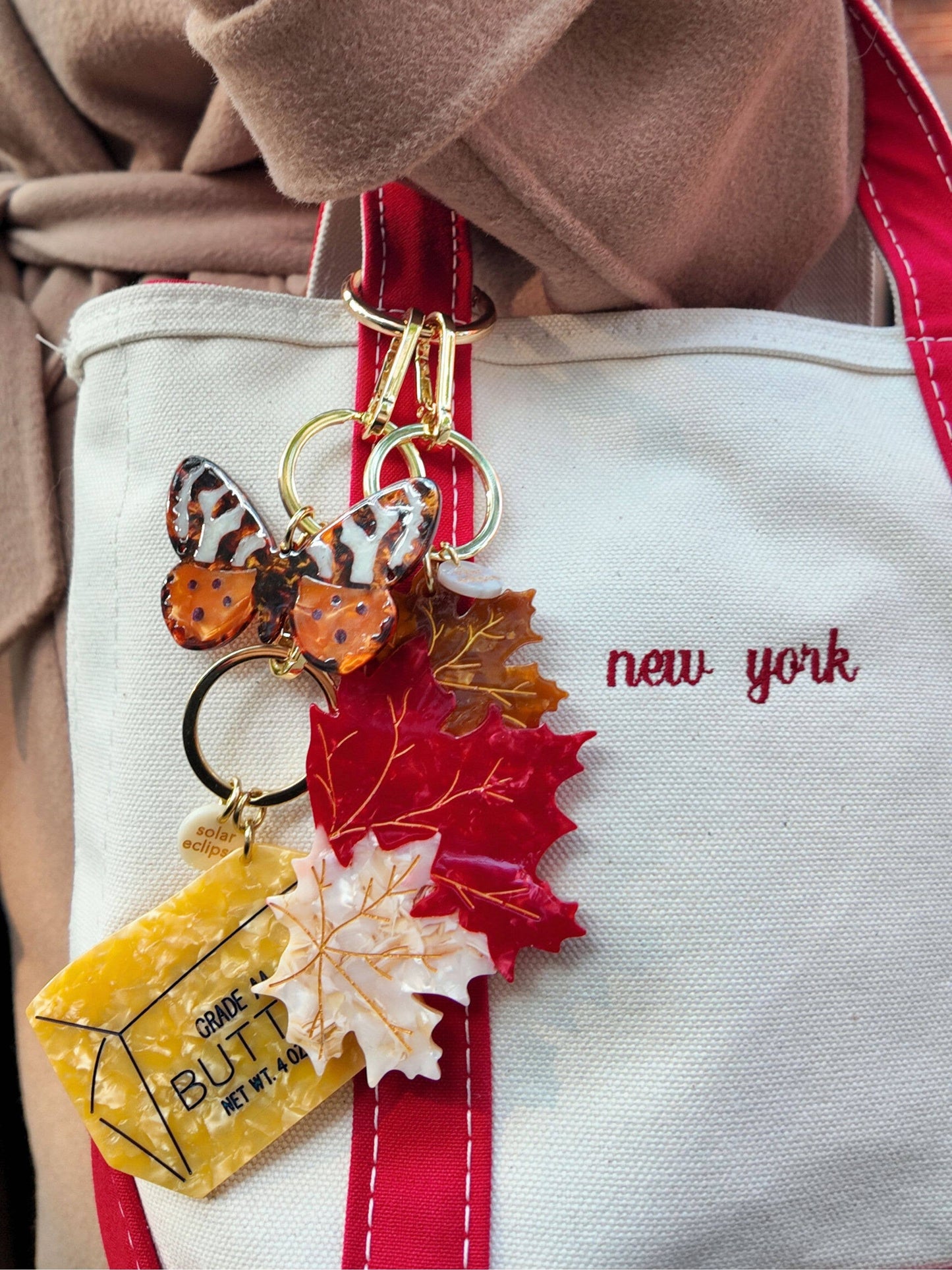 Butter Block Bag Charm + Keychain