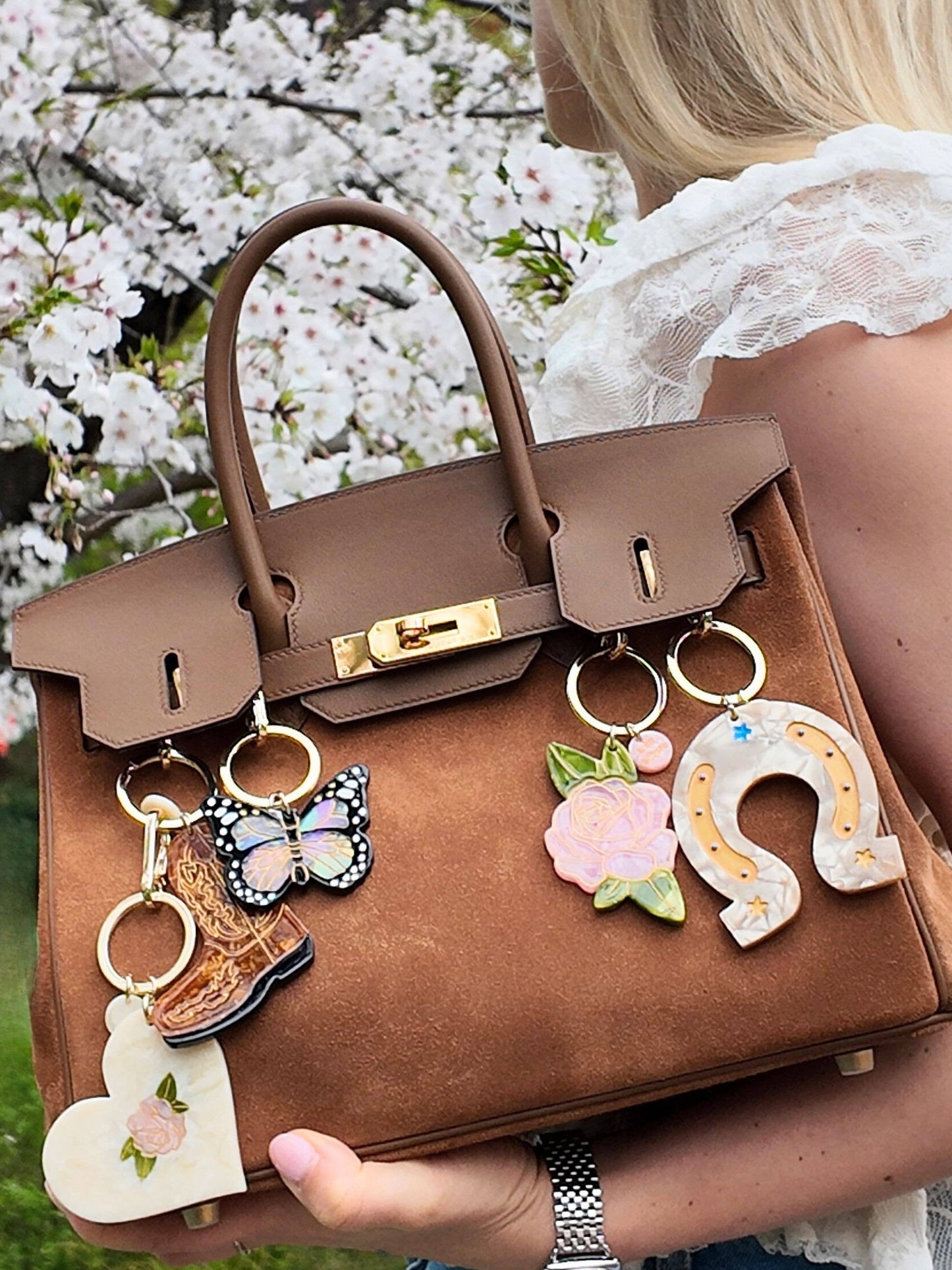 Lucky Horseshoe Bag Charm & Keychain