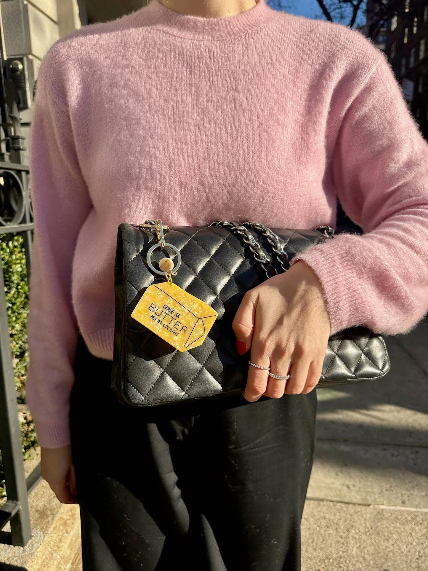 Butter Block Bag Charm + Keychain