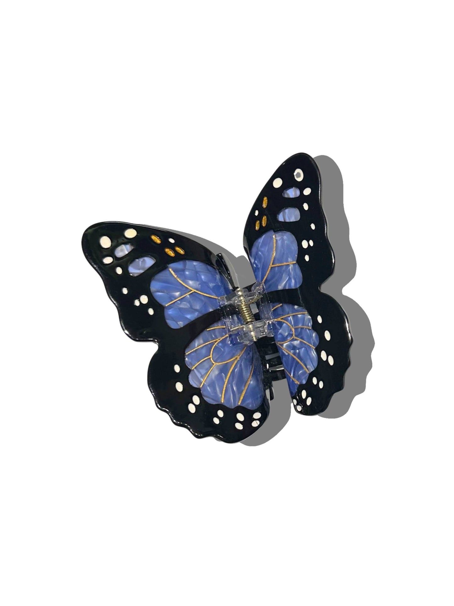 Hand-painted Monarch Butterfly Claw Clip