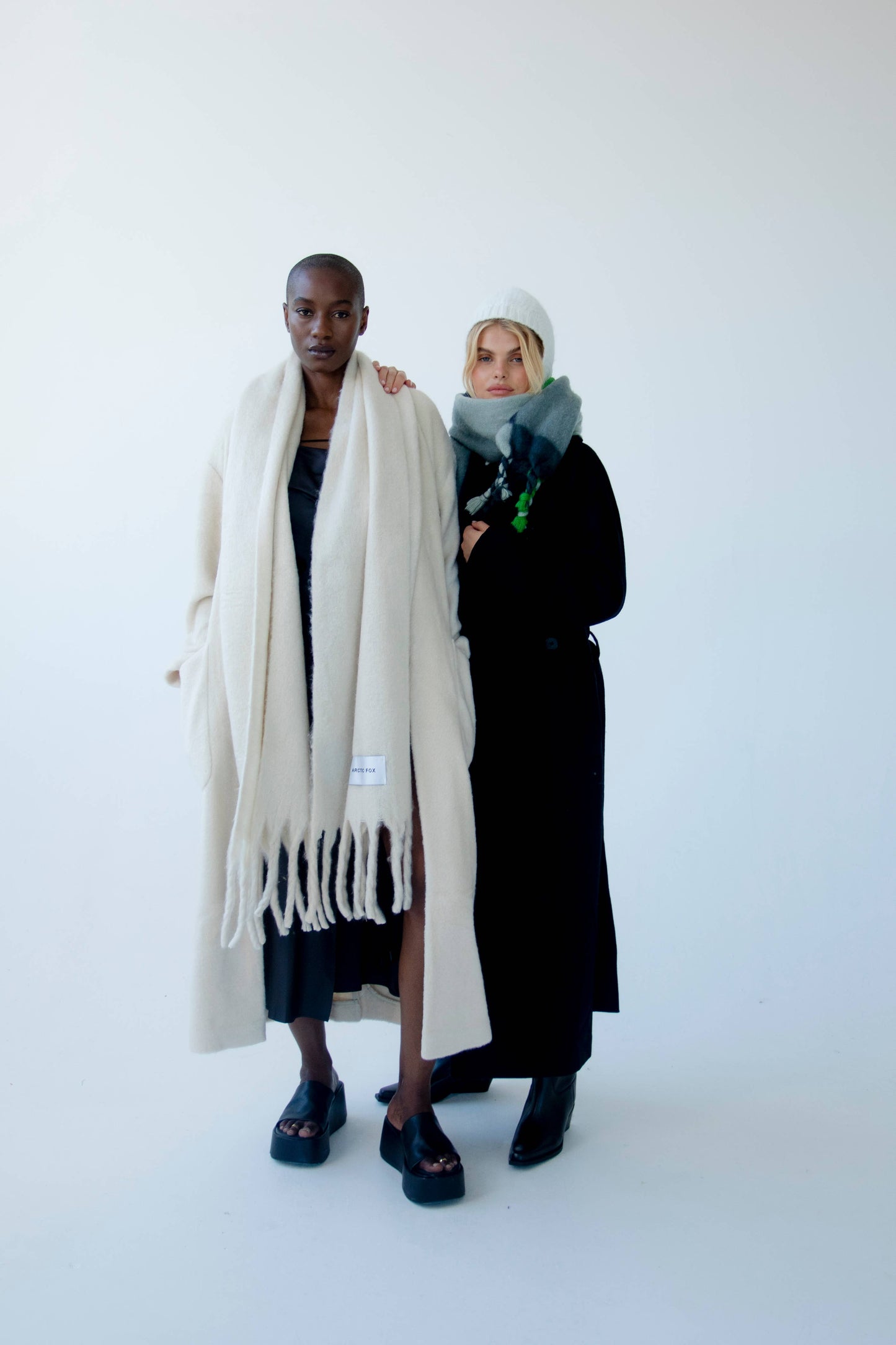 The Reykjavik Scarf - Pebble Beige