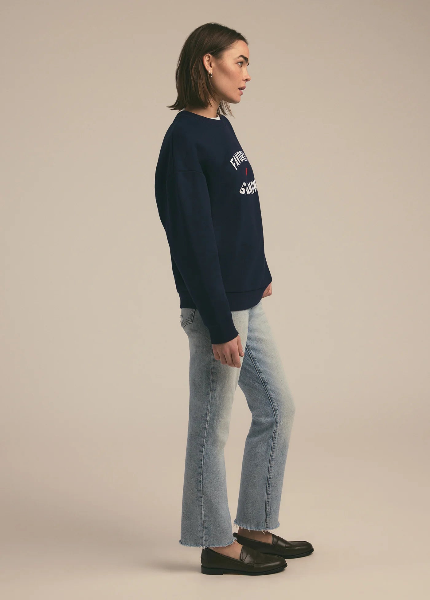 Favorite Grandma Heart Logo Sweatshirt