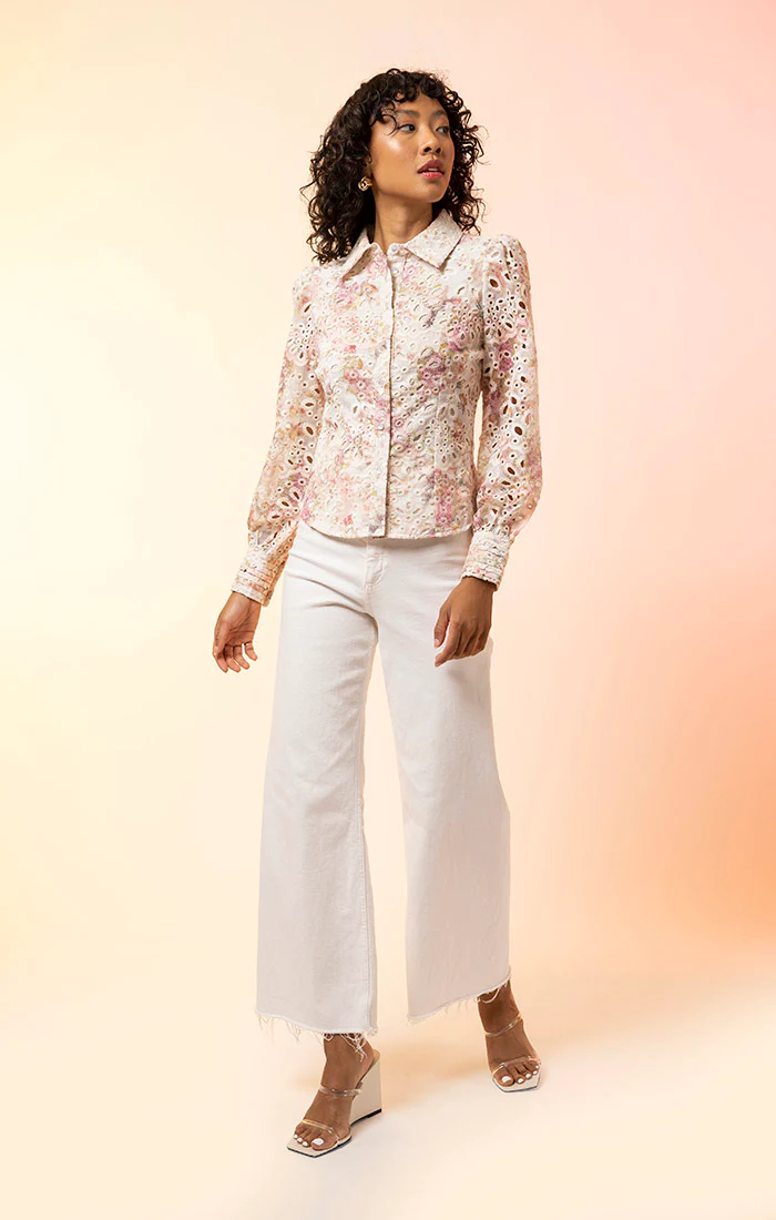 Meadow Button Up Top