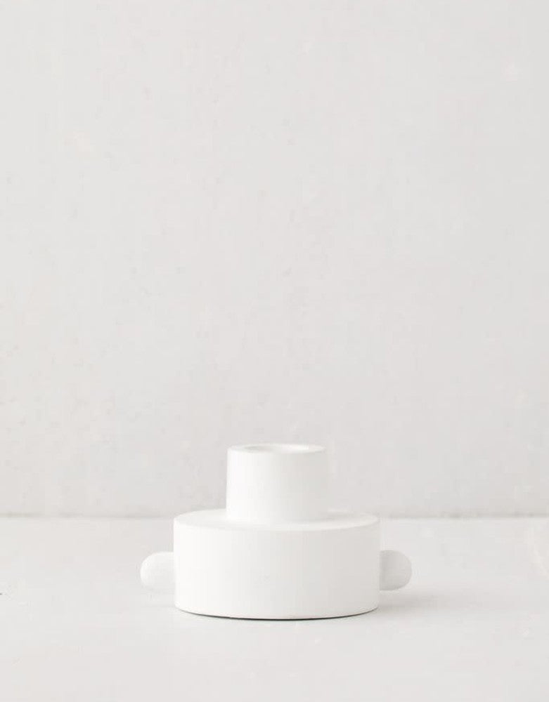 Dual function taper + tea candle holders