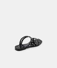 Izabel Studded Black Sandals