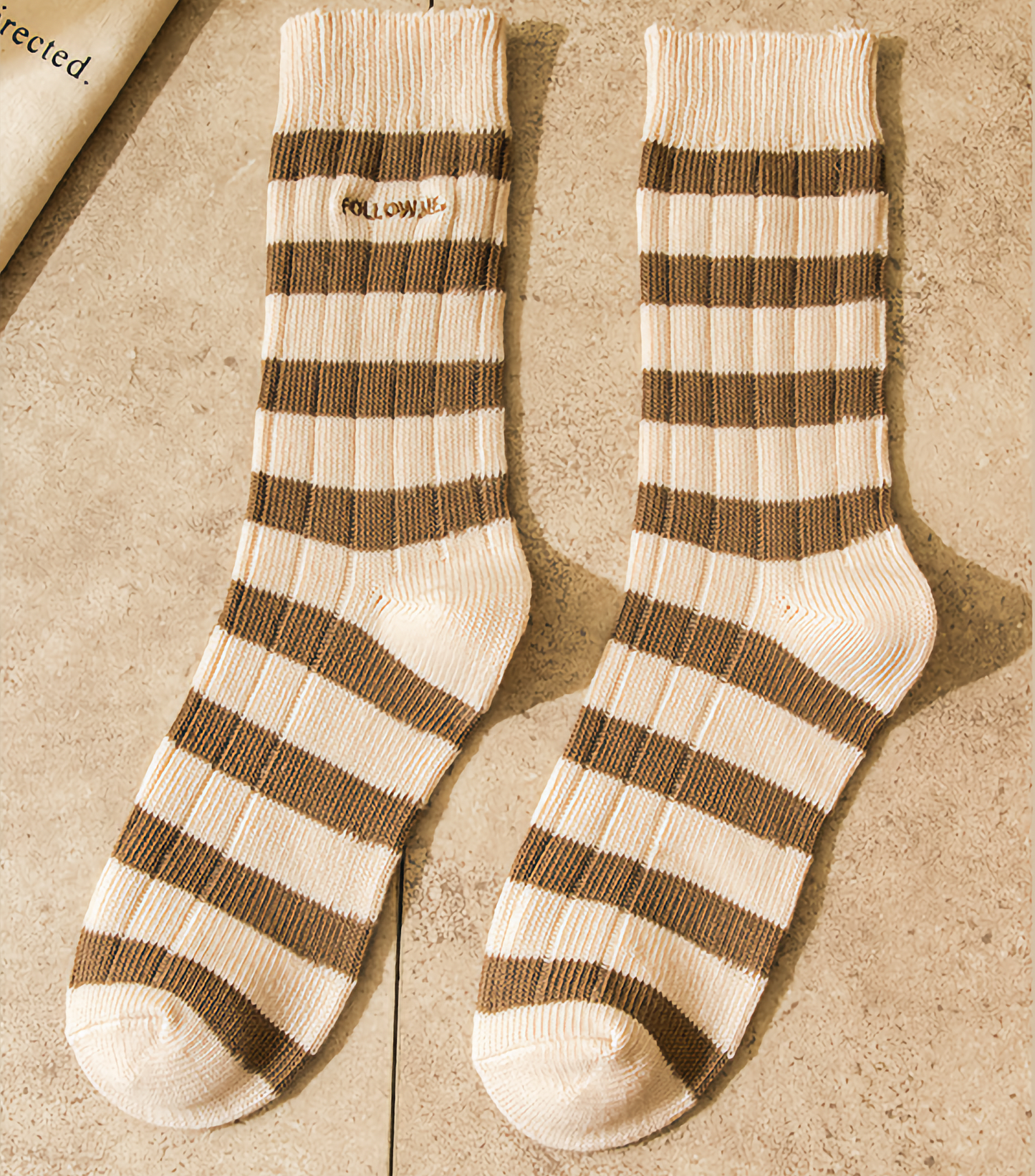 Classic Striped Crew Socks