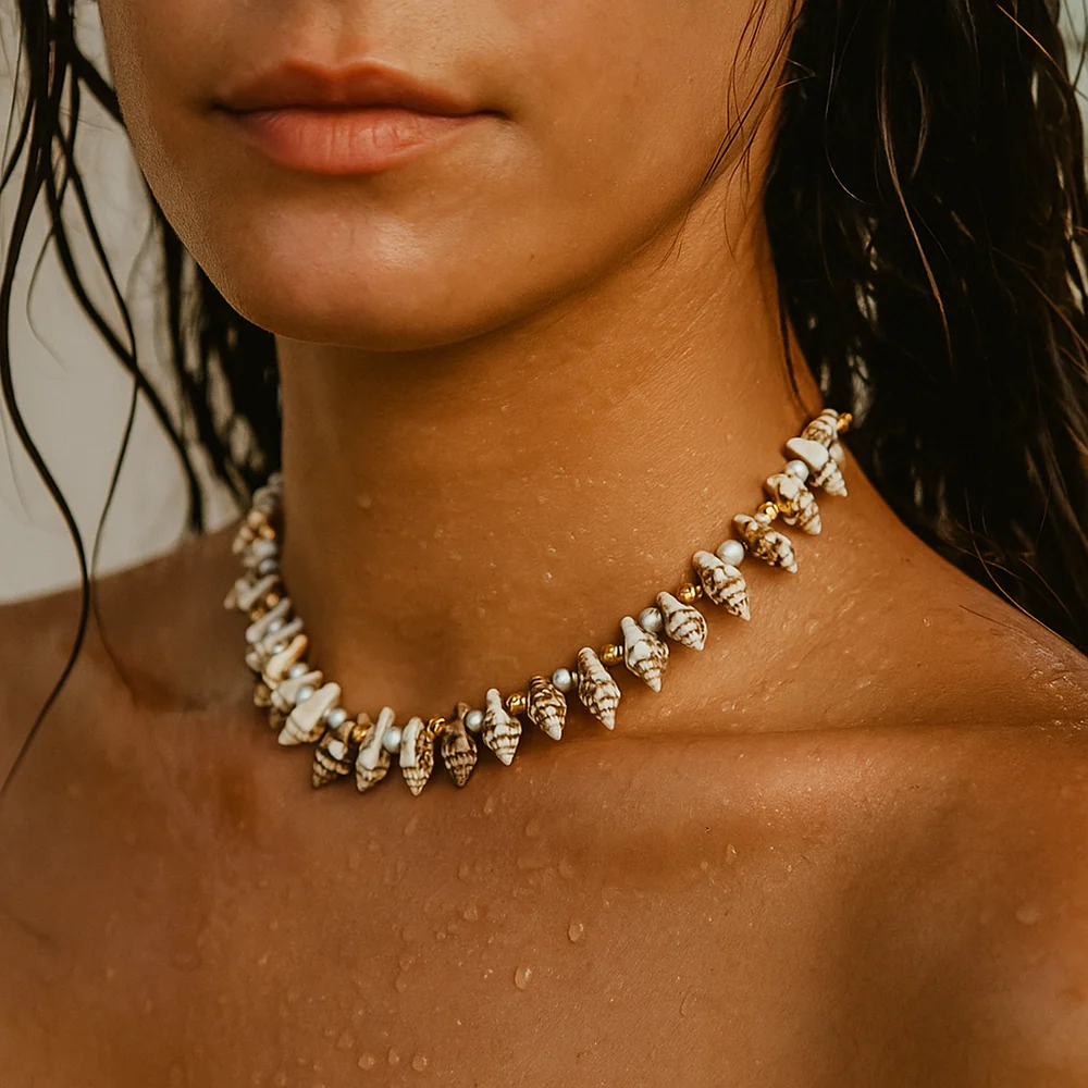 Aydi Shell Choker Necklace