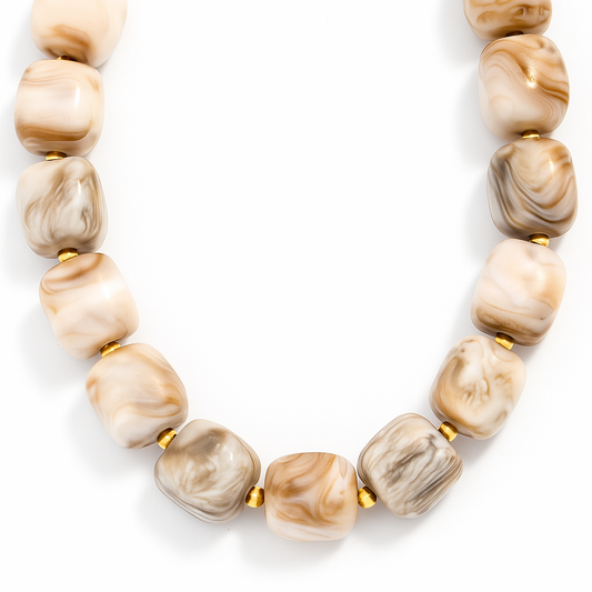 Uma Oversized Beaded Necklace