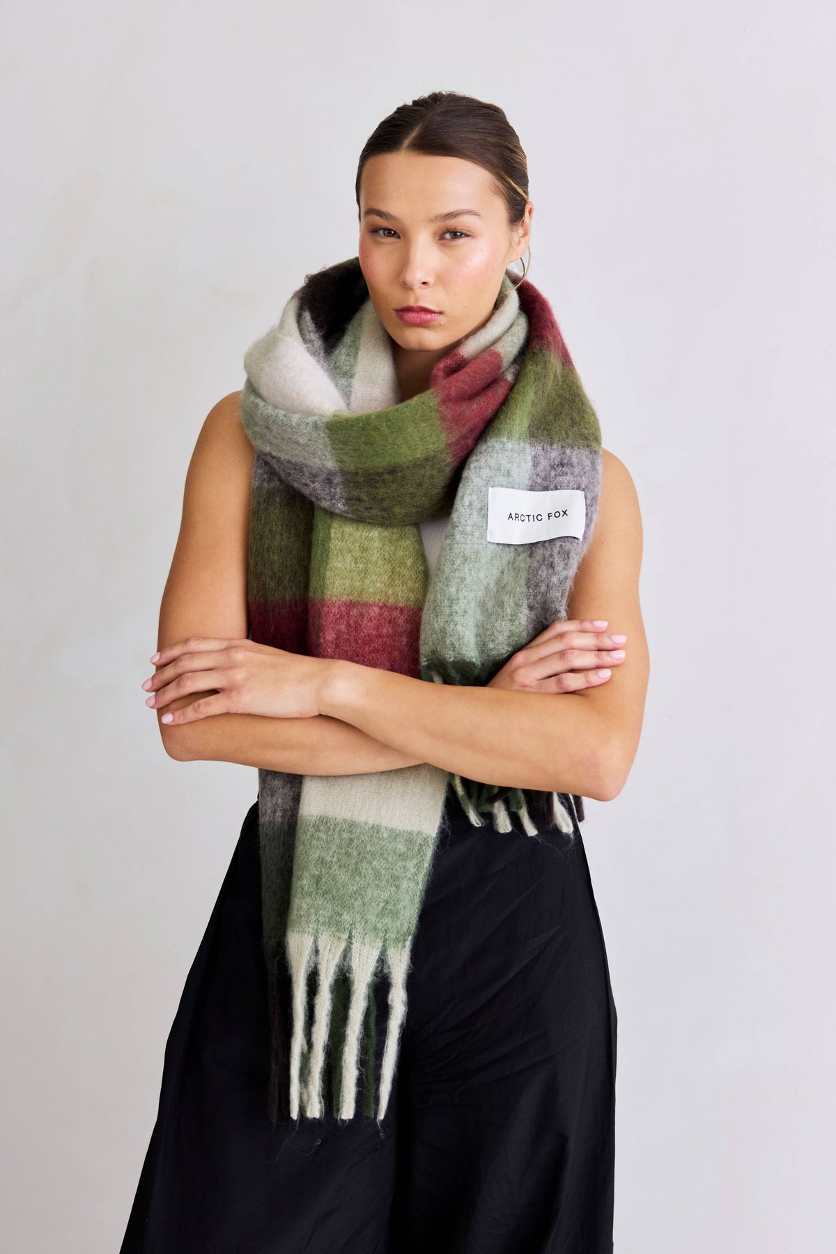 The Reykjavik Scarf - Mossy Green