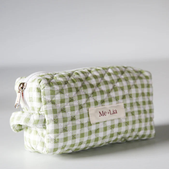 The Mini Makeup Bag - Gingham (multiple colors)