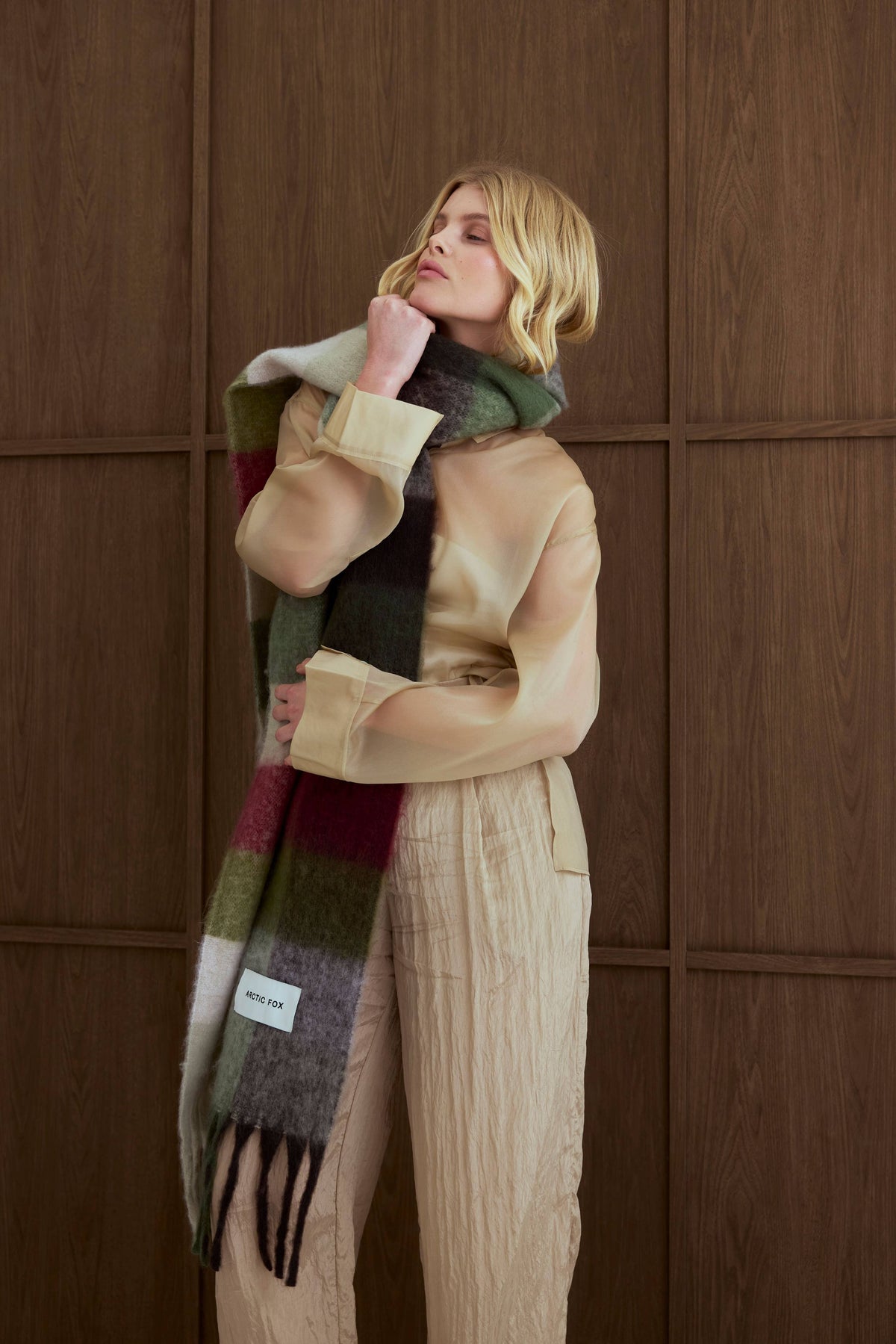The Reykjavik Scarf - Mossy Green