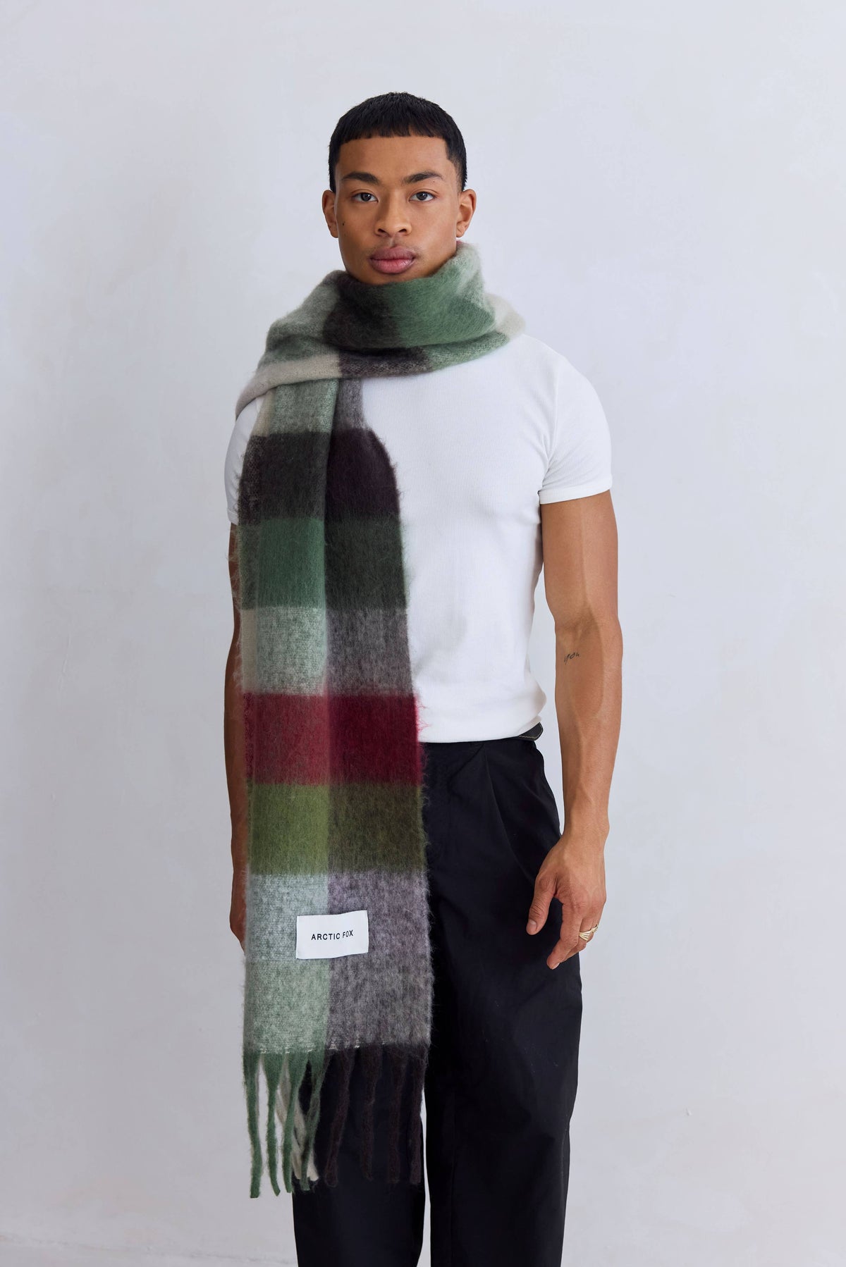 The Reykjavik Scarf - Mossy Green