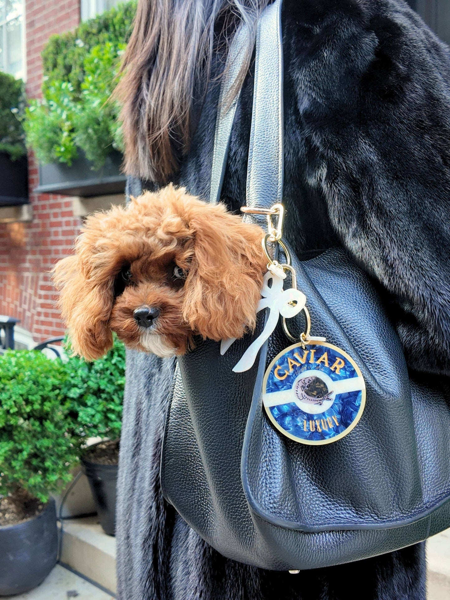 Caviar Bag Charm + Keychain